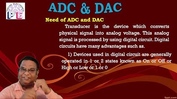 Analog to Digital converter and Digital to Analog converter