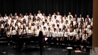 Walker Middle School concert choir - Nutley NJ Christmas tree lighting 2013
