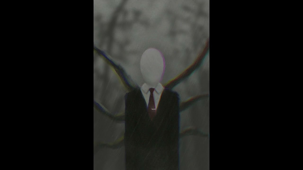 photoshop speedpaint - slenderman