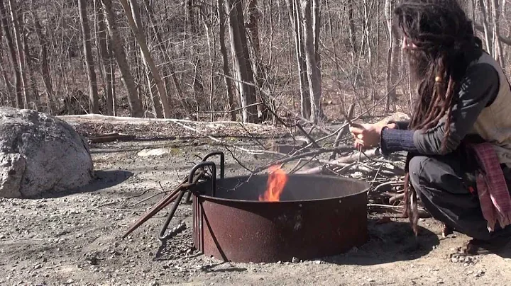 Firemaking with a Fresnel Lens - www.Returntonature.us
