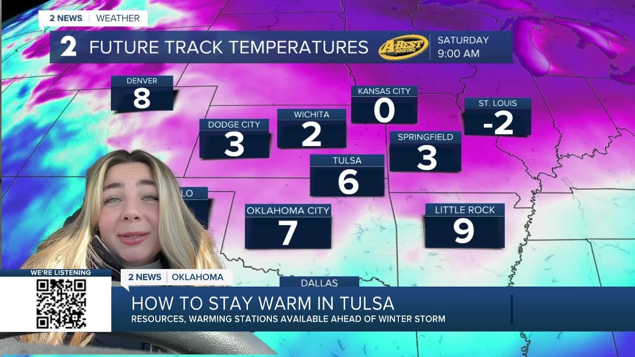 How to stay warm in Tulsa