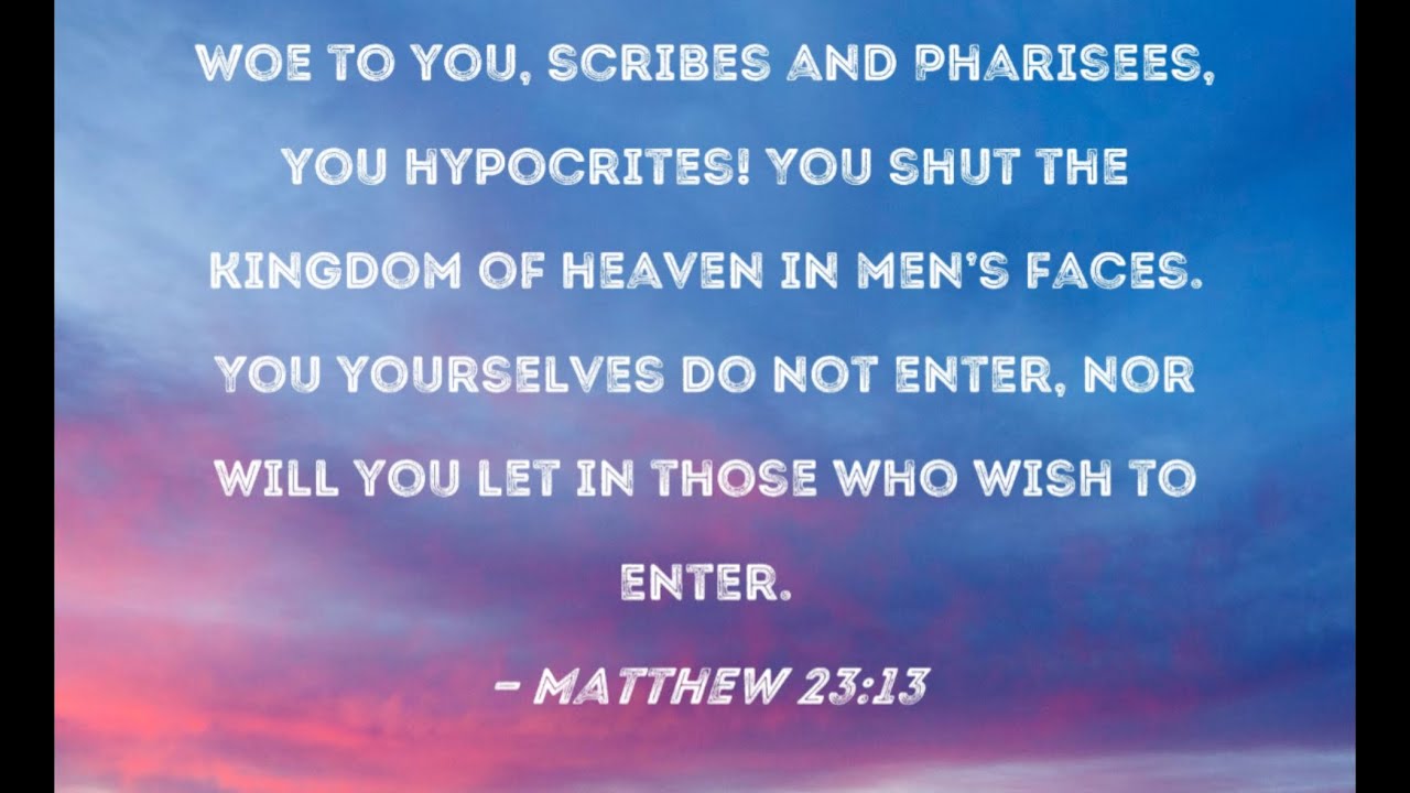 CONDEMNATION of HYPOCRISY  & DANGERS of SUPERFICIAL RELIGIOUS PRACTICE ( Part 2)
