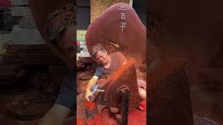 My sister was cooking on rotten board 💔🥹😭~ mini wood toy- woodworking art skill/wood hand #shorts