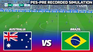 🔴AUSTRALIA vs BRAZIL | Friendly eFootball Match | PES 21 Pre-Recorded Simulation Gameplay screenshot 5