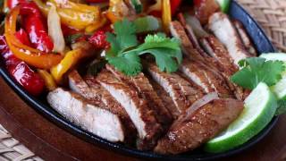 Grilled veal steak fajitas final