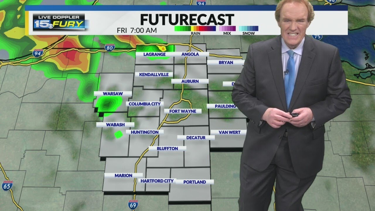 Another steamy day scattered storms - YouTube