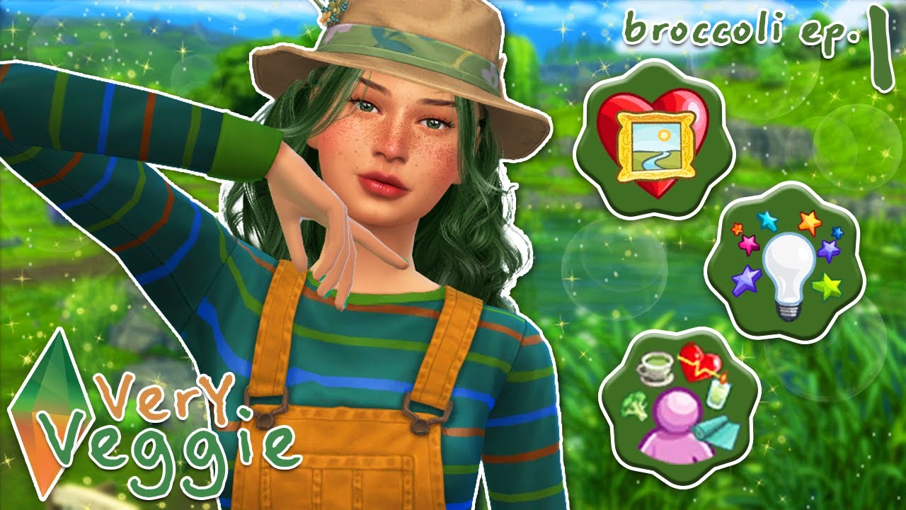 *NEW* Starting the VERY VEGGIE Legacy Challenge! | BROCCOLI #1 🥦 | The Sims 4