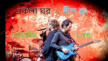 Ekla Ghor & Nil Rang - Fossils | 4k 60fps | Rupam Islam | Fossils Live | Poila Parbon Carnival 
