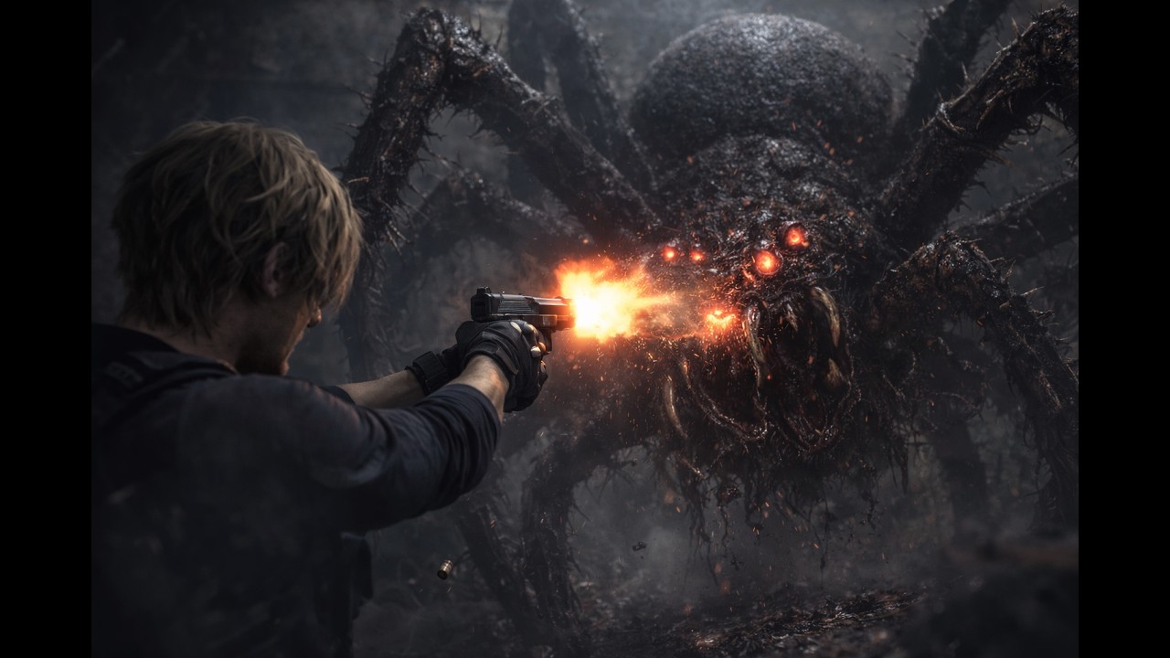 Leon บอสแมงมุมยักษ์แม่ลูกอ่อน Resident Evil9 Requiem