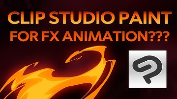 Trying out Clip Studio Paint for FX Animation for the first time