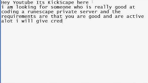 Need Coder for my RSPS KickScape