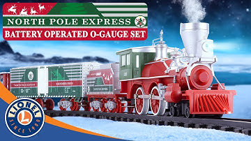 North Pole Express Battery O Gauge Train Set