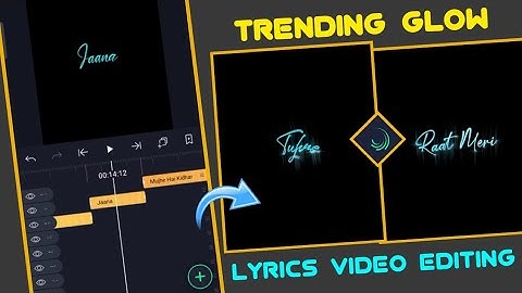 🔥Trending Black Screen Lyrics Video Editing | Alight Motion Status Video Edit | Node Video Edit