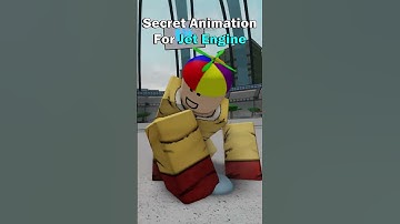 Secret Animation for Jet Engine 🙏 (Heroes Battlegrounds) #roblox #battlegrounds #anime #funny