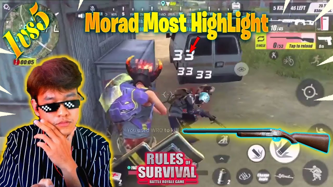 Morad Most Kill Montage | Random Highlight, Morad,Finkh Gaming,Rules Of Survival