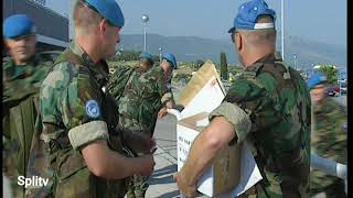Zračna luka Split 1994. - dolazak pripadnika UN-a velikim zrakoplovima U.S. Force