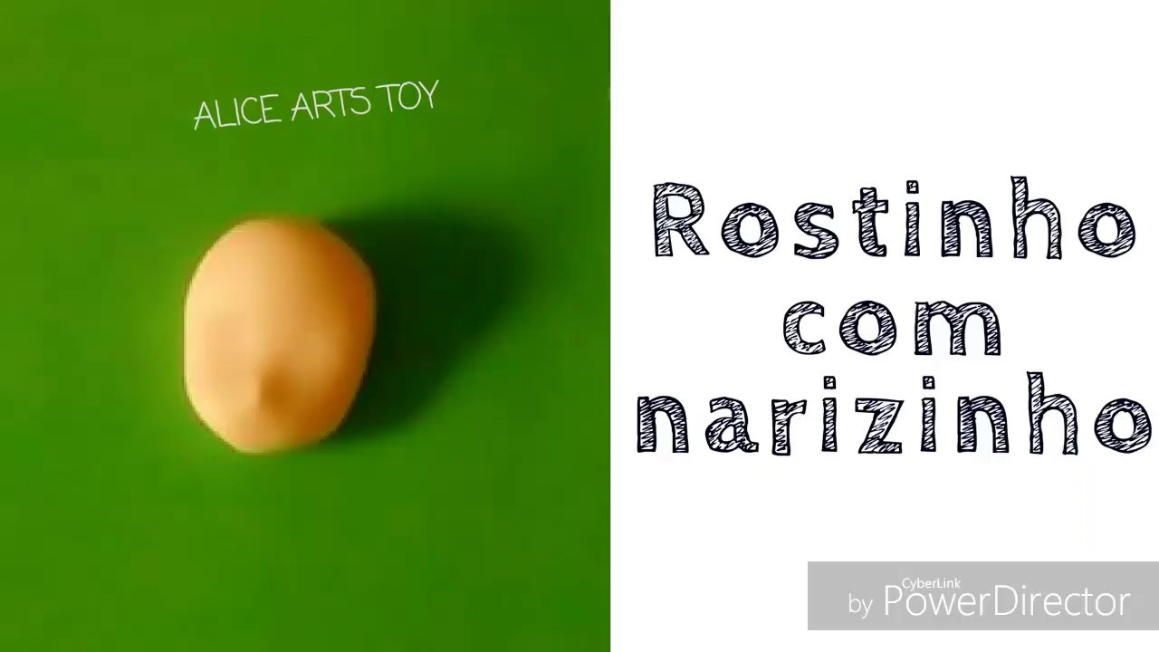 Rostinho com nariz, estilo mangá/anime || DIY biscuit