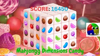 Mahjongg Dimensions Score 16450