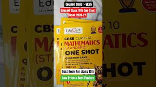 class 10 educart One shot Book 2026-27 🔥 educart Book coupon code #educart #cbse #coupon