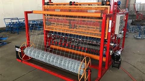 Grassland field fence machine