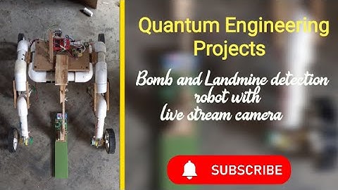 BOMB DETECTION ROBOT || LANDMINE SEARCH ROBOT || MILITARY PROJECT FOR INDIAN ARMY