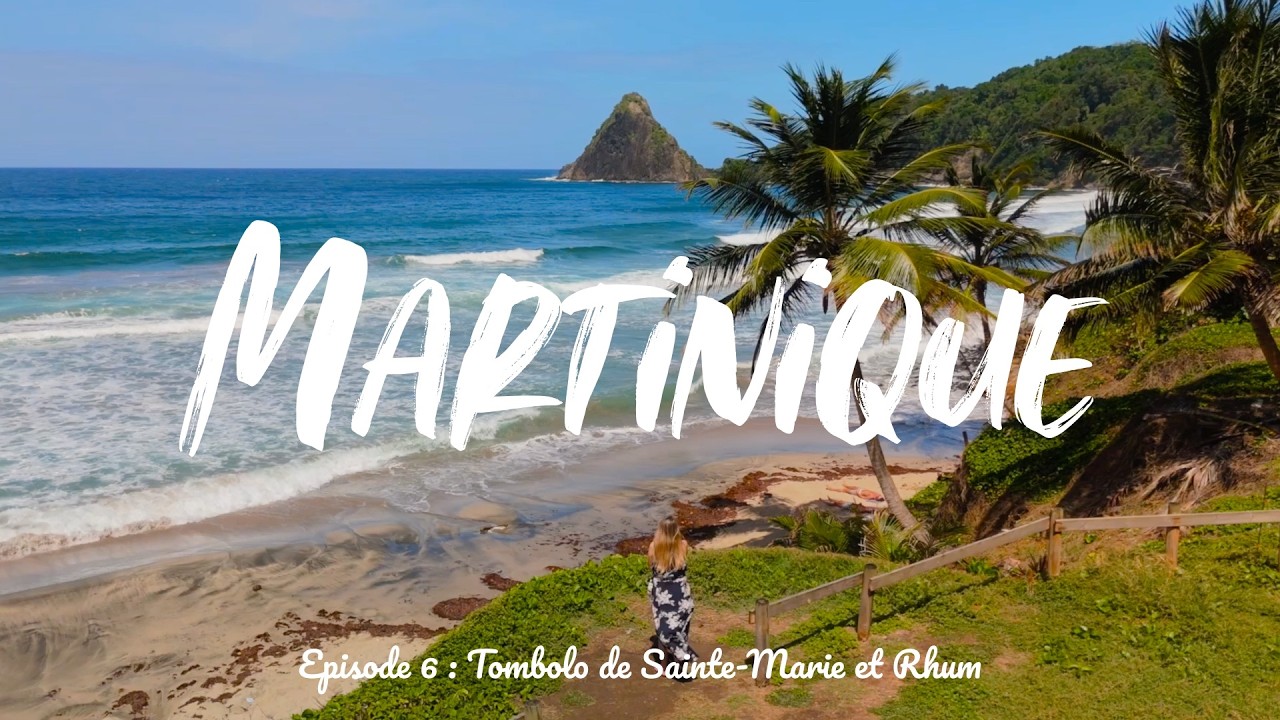 Tombolo de Sainte-Marie en Martinique — Le passage qui disparaît