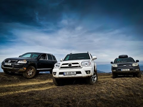 Touareg \u0026 4runners Off road.  ჭილის ტბა part 4/5