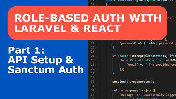 Role-Based Auth with Laravel & React – Part 1: API Setup & Sanctum Auth