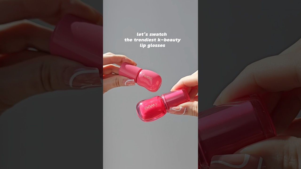 Fwee 3D lip gloss SWATCH 