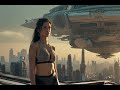 She Stood Alone Beneath the Alien Ship