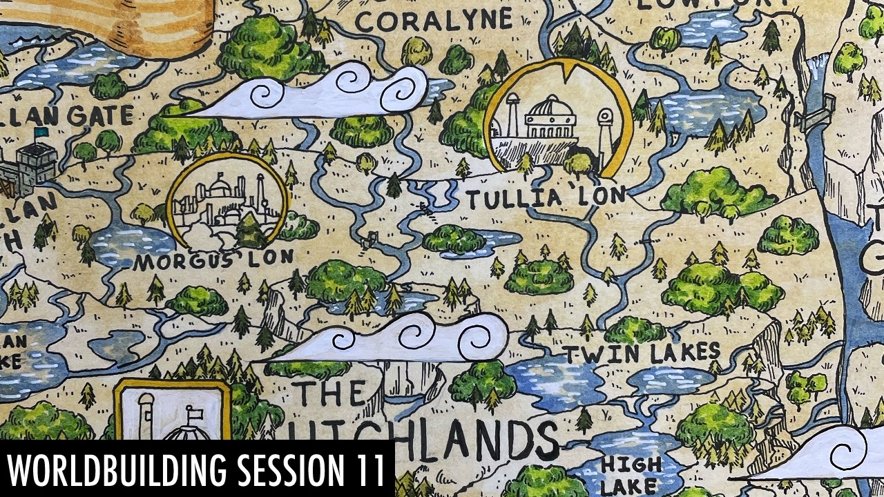 Creating Fantasy Maps and Concept Art- Worldbuilding Session 11