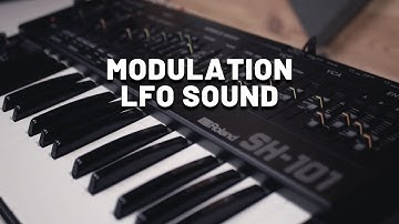 Modulation LFO Sound with Roland SH-101 (No Talking)