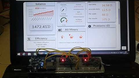 Duino coin #003 ..... test i2c system (By wemos 8266 master and arduino nano 2 unit)