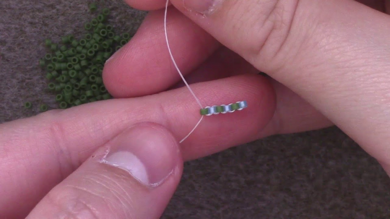 Learn the Basics of the Ladder Stitch A Beginner Beading Tutorial by