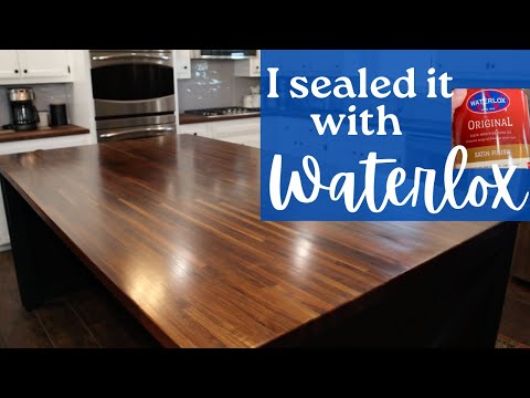 How To Finish Butcher Block Countertops Using Waterlocks