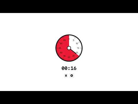 จับเวลาถอยหลัง 45 วินาที|45 second countdown, Timer & alarm clock.