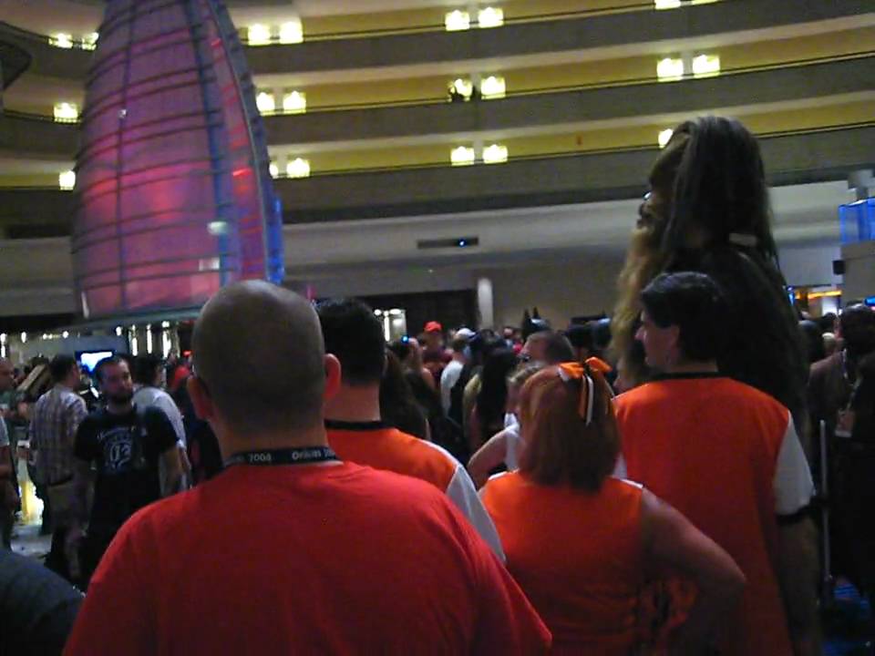 conventions meaning Chewbacca likes the Marriott.