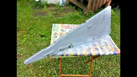 STAR WARS Scratch built IMPERIAL STAR DESTROYER wall-mount