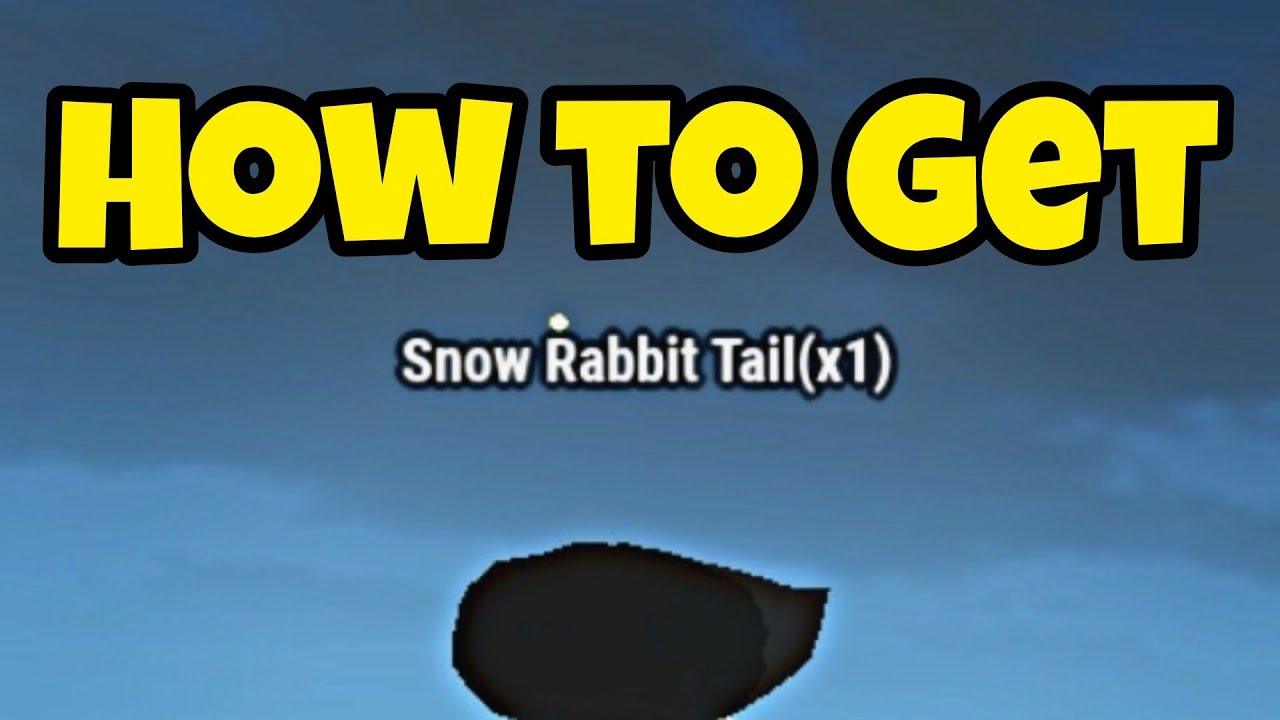 How to Get Snow Rabbit Tail in Unknown Rng Roblox | Snow rabbit tail ...