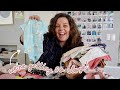 Its nesting time  going through old baby clothes