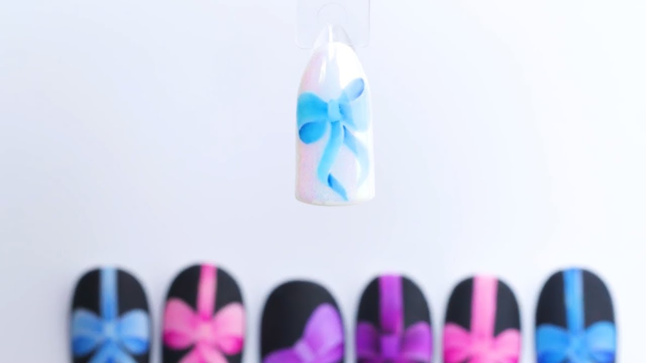 Kokardka | One Minute of Indigo Inspiration | NailArt Tutorial - YouTube