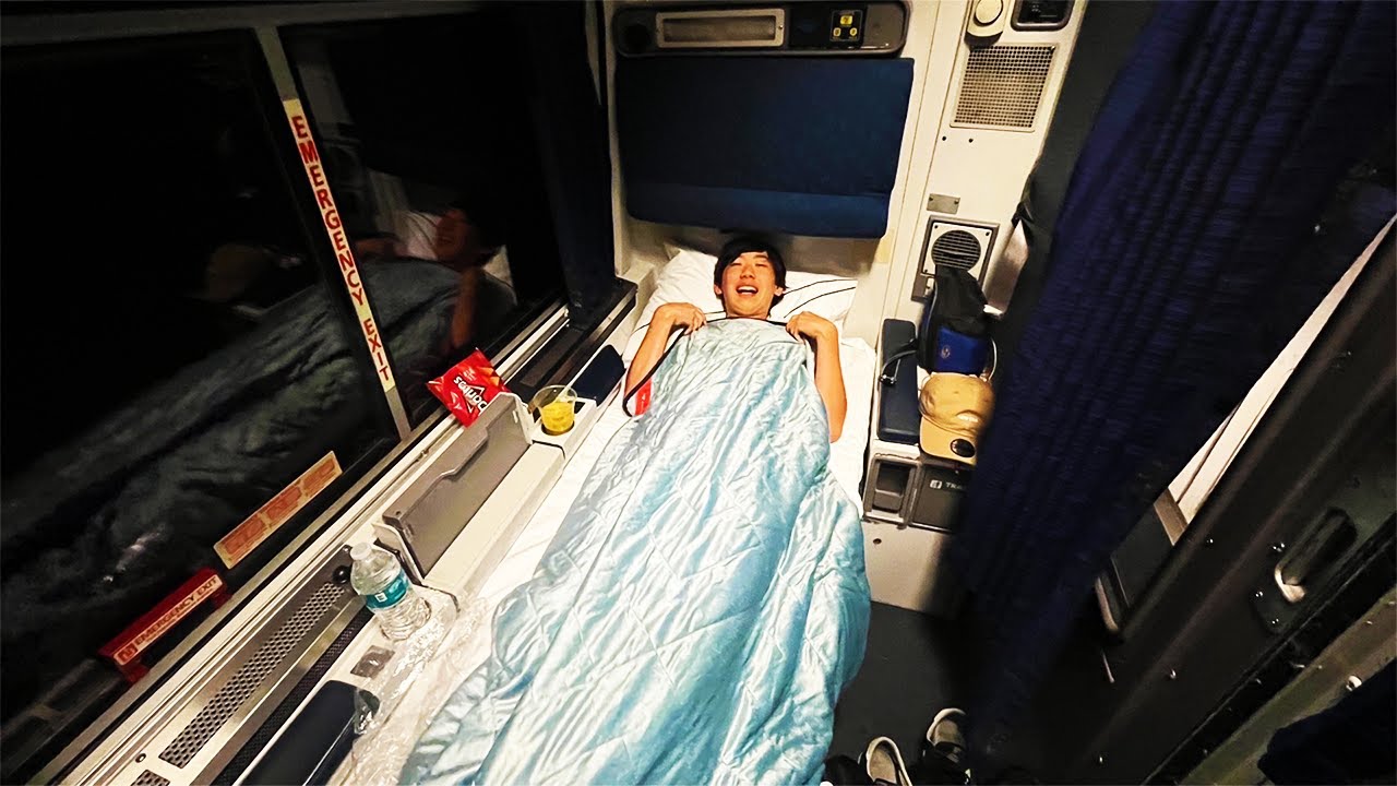 【豪華個室】アメリカが誇る夜行列車・アムトラックに乗車　飛行機顔負けのサービスが凄い！