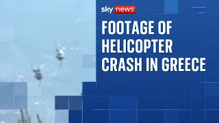 Two helicopters collide while tackling wildfires
