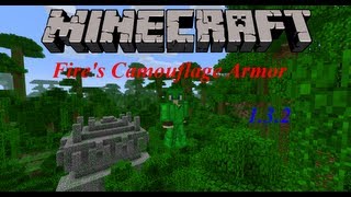 Minecraft Fire's Camouflage Armor Mod 1.3.2 HD screenshot 3