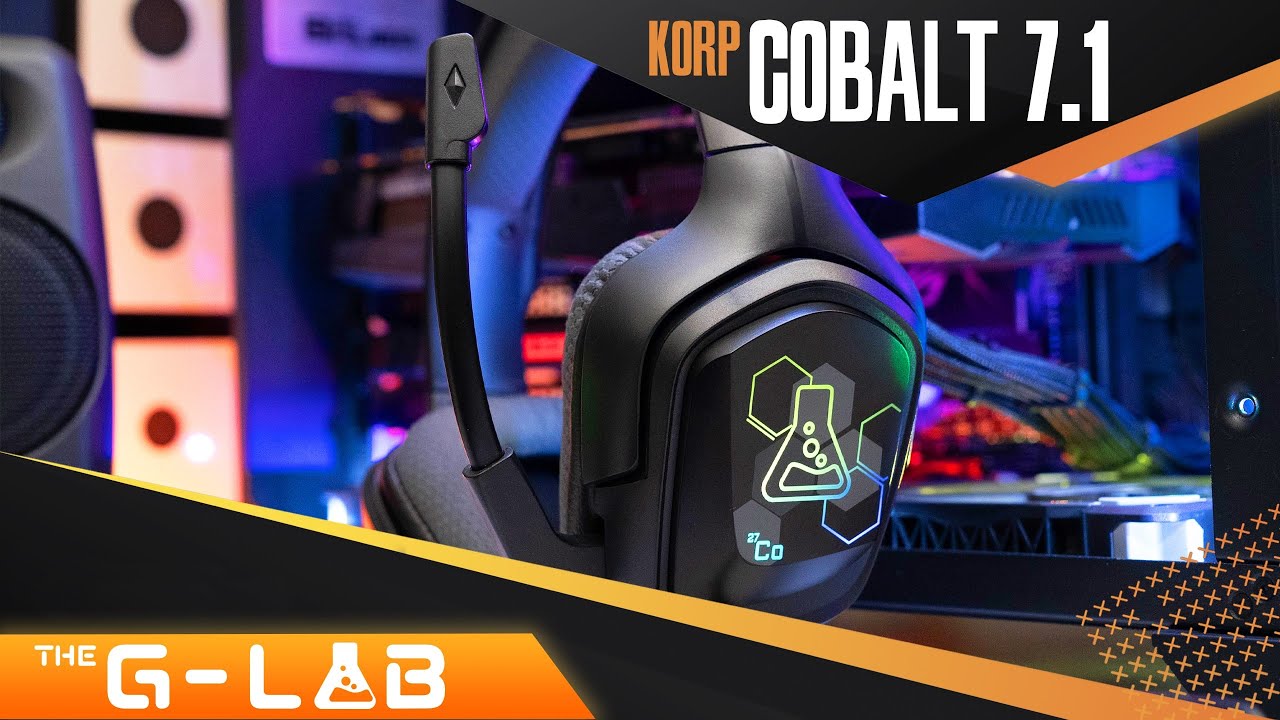 FR] THE G-LAB Korp COBALT 7.1 - Casque Gaming Immersif et