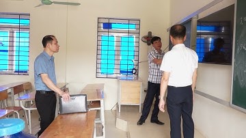 Đ/C PCT UBND HUYỆN KIỂM TRA CÔNG TÁC CHUẨN BỊ CHO KỲ THI TỐT NGHIỆP THPT NĂM 2025