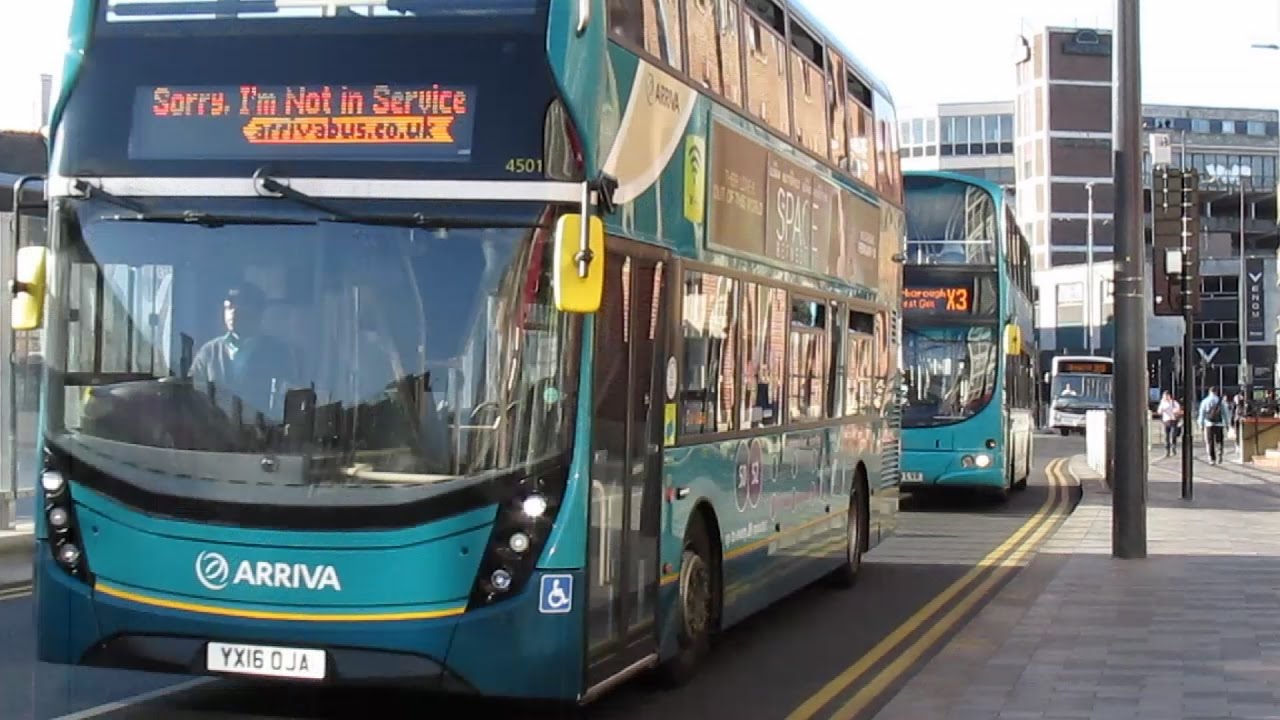 Buses & Trains at Leicester - April 2017
