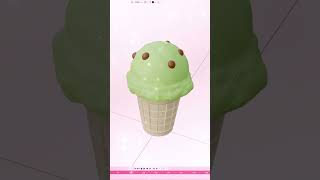 🍦Homey Ice Cream Fidget Clicker Blender Process #shorts #blender #icecream #fidget #satisfying