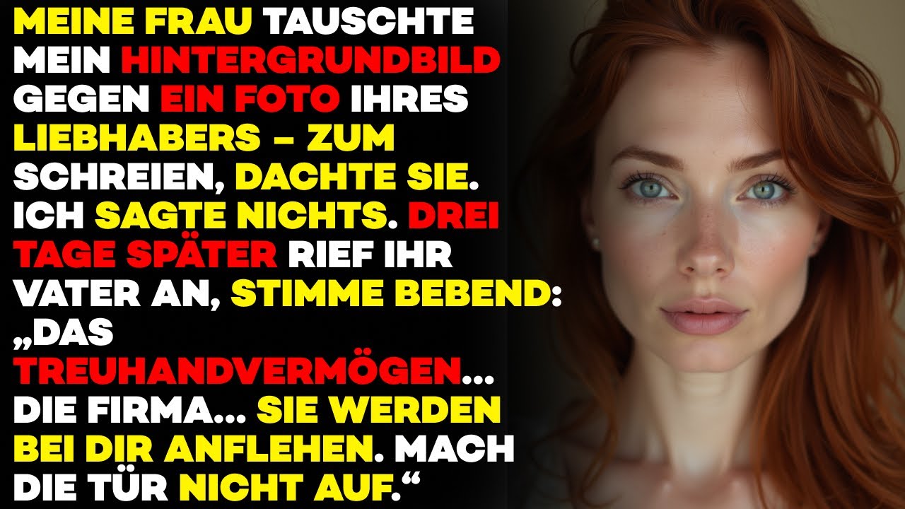 Meine Frau änderte heimlich mein Handybild – drei Tage später warnte ihr Vater mich panisch…