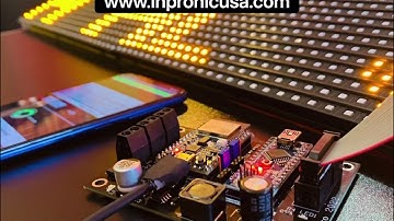 Development Board P10 Matrix BLE with ESP32 and Arduino